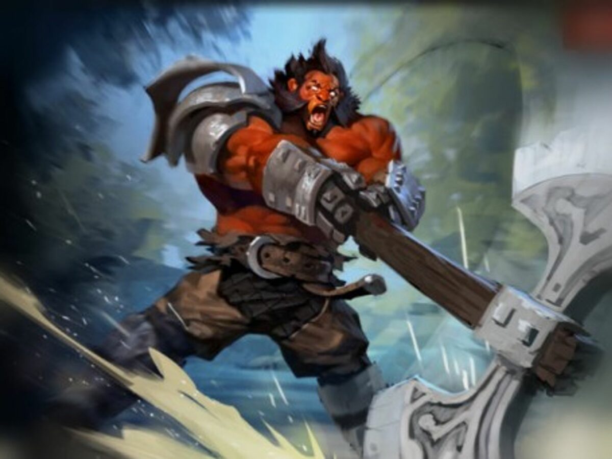 A "Defense of the Ancients" character