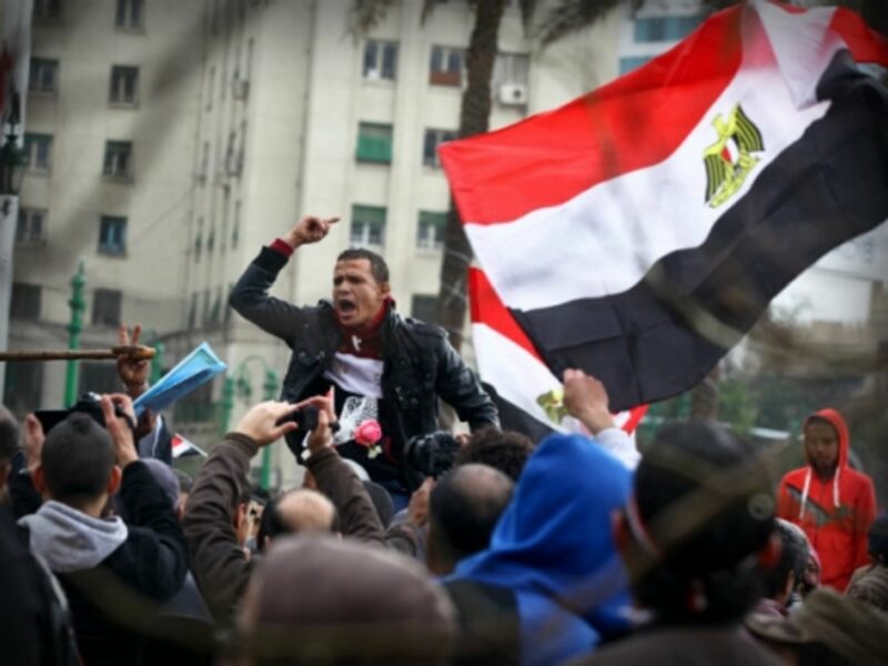 A demonstration this week in Cairo to mark the 5th anniversary of the Jan. 25 uprising