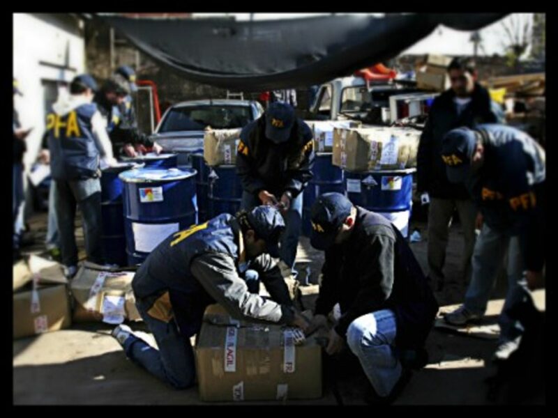 A drug bust in Buenos Aires