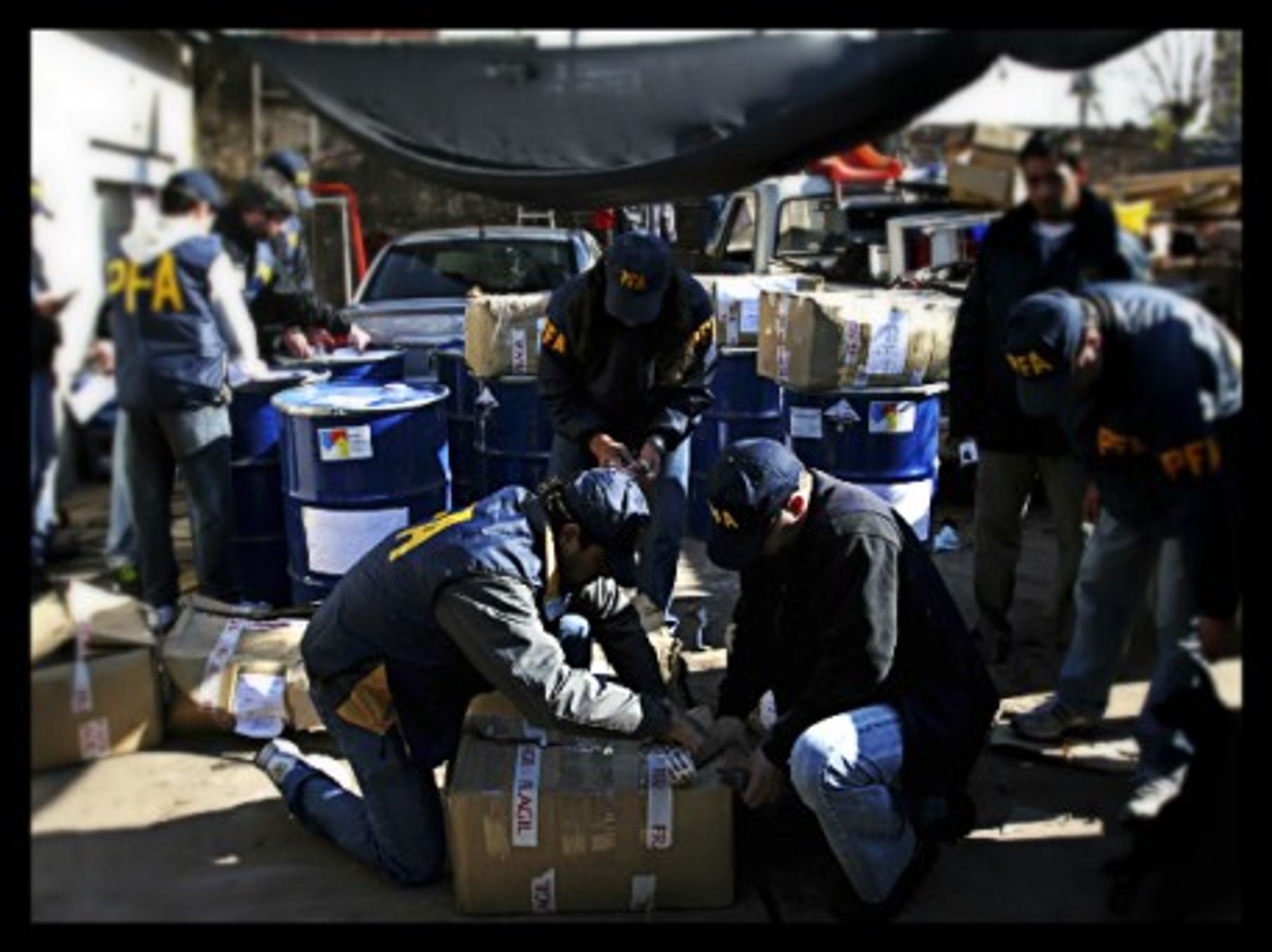 A drug bust in Buenos Aires