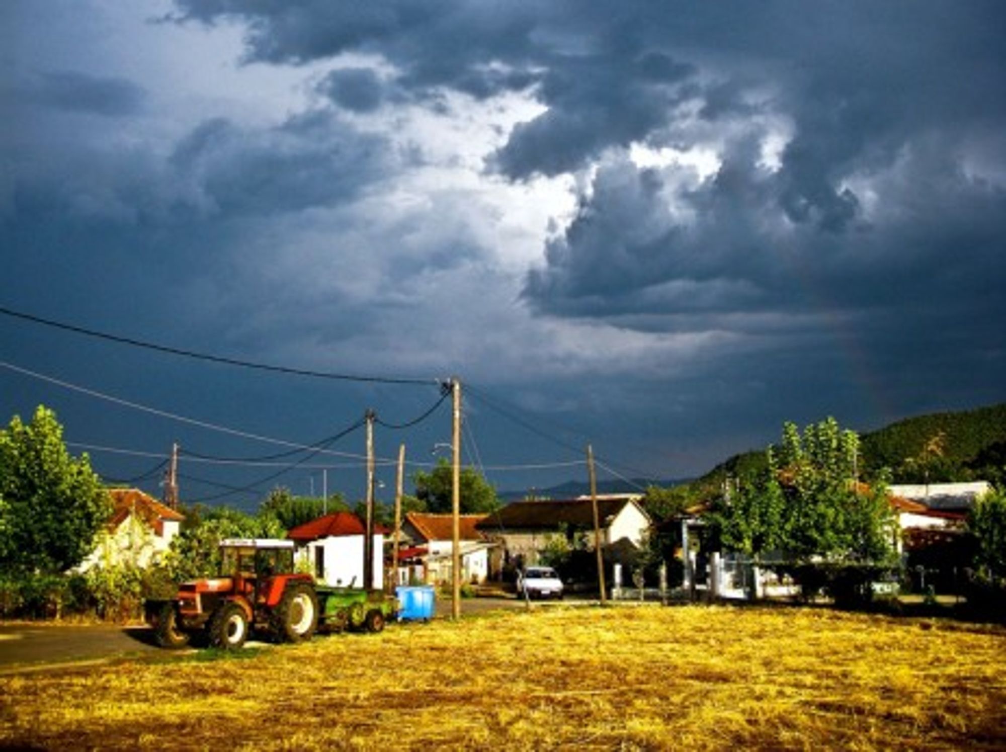A farm in Paleomonastiro, Greece
