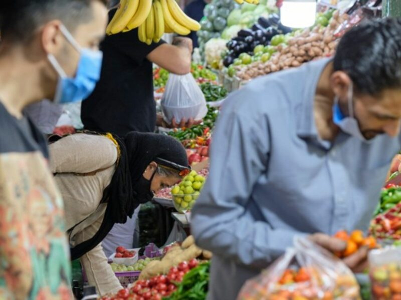 A farmer's market in Tehran