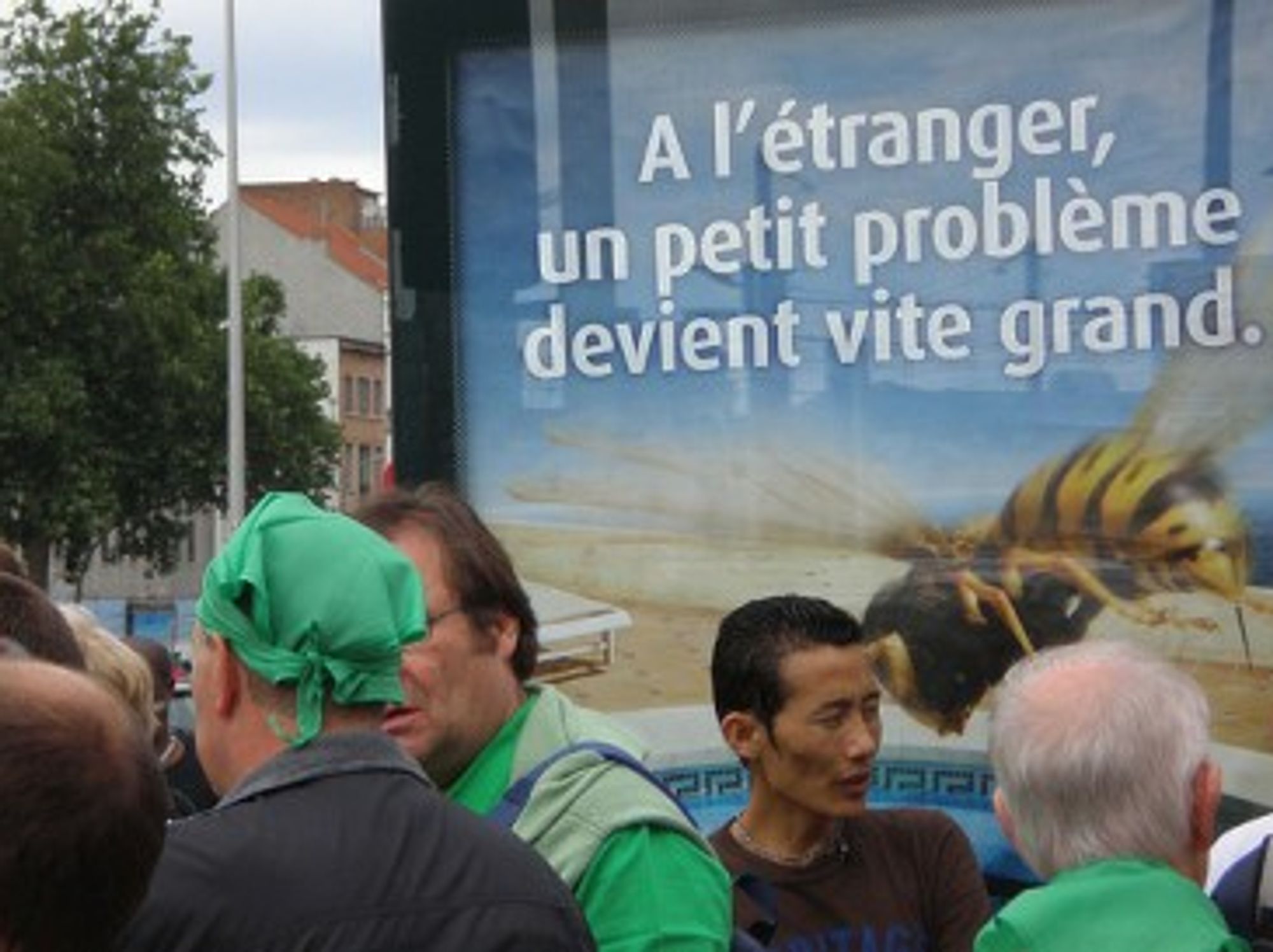 A file photo of a Brussels rally in support of immigrant rights (Guy Leboutte)