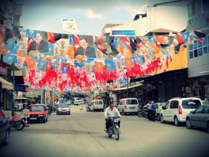 A file photo of Kilis, Turkey, near the border with Syria