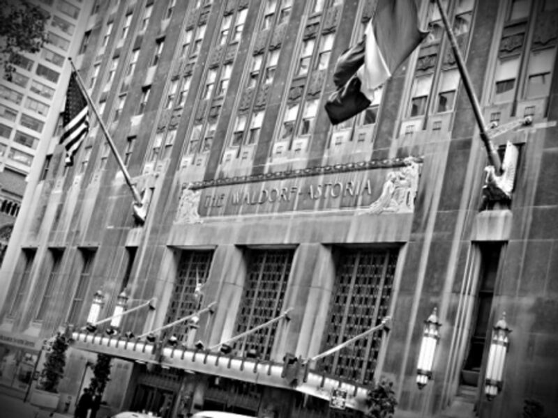 A file photo of the legendary Waldorf-Astoria