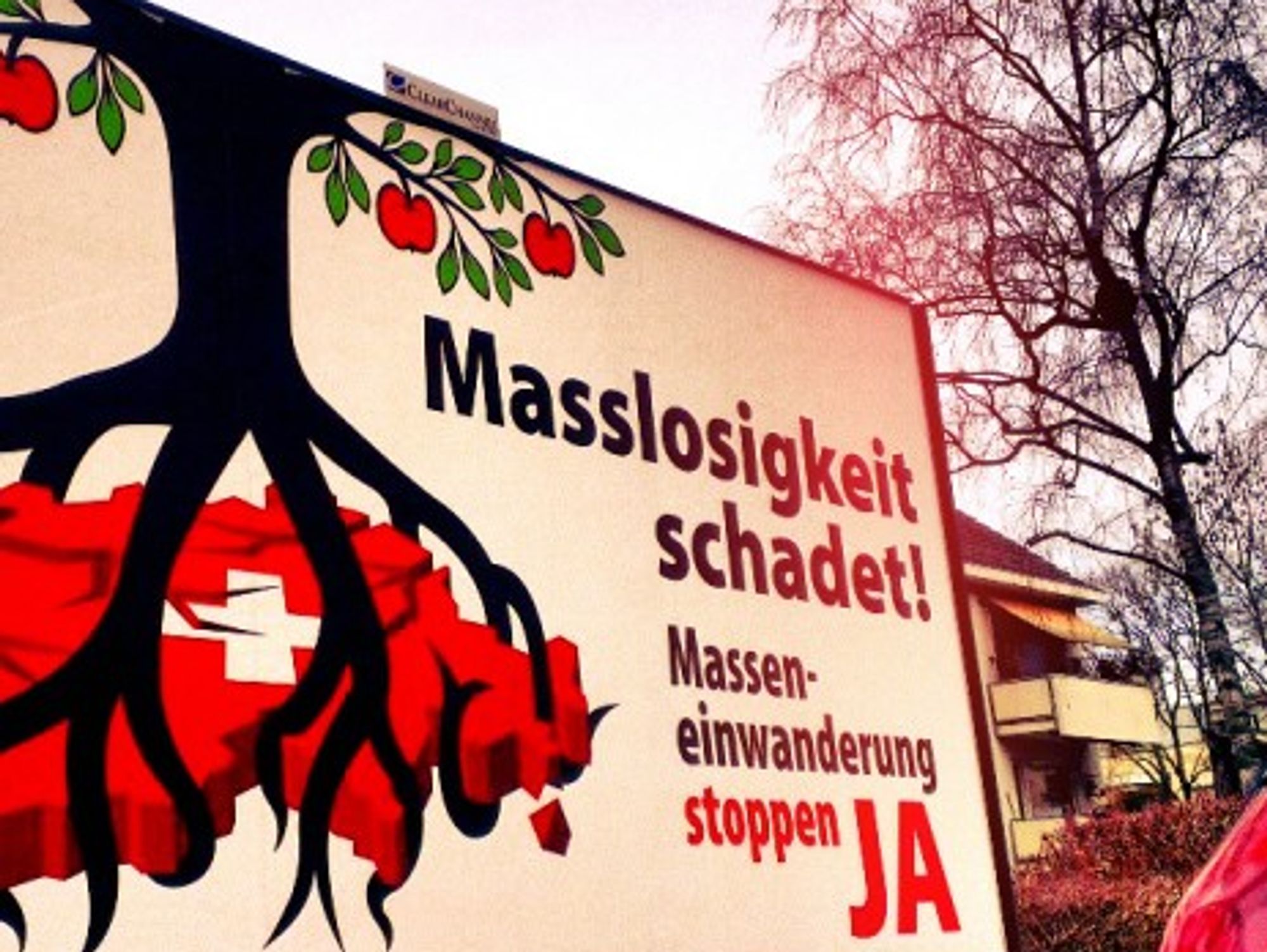 A German-language 'Yes' poster