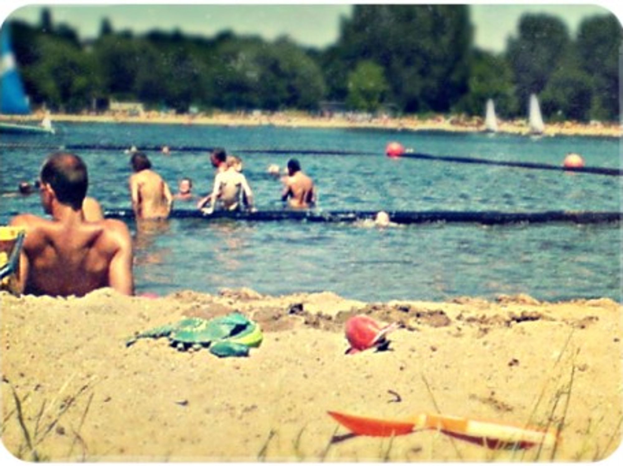 A German nudist beach