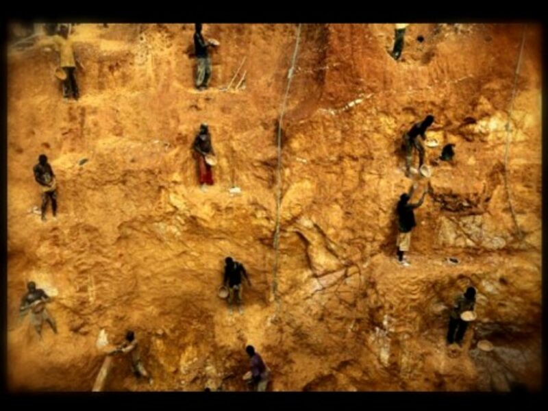 A gold mine in Ghana