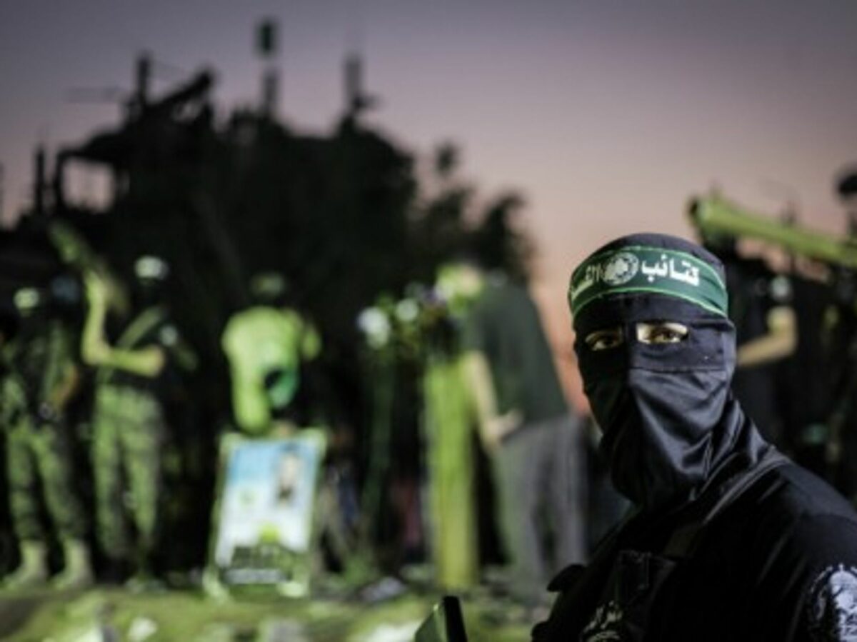 A Hamas parade in Gaza on June 27, 2014