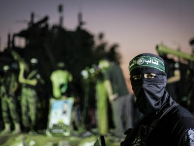 A Hamas parade in Gaza on June 27, 2014