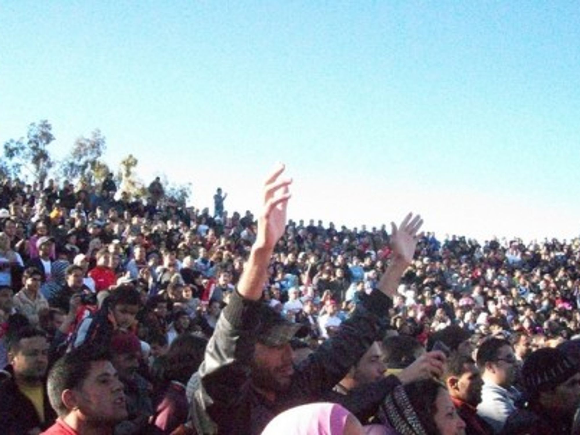 A Jan. 18 rally in Sidi Bouzid