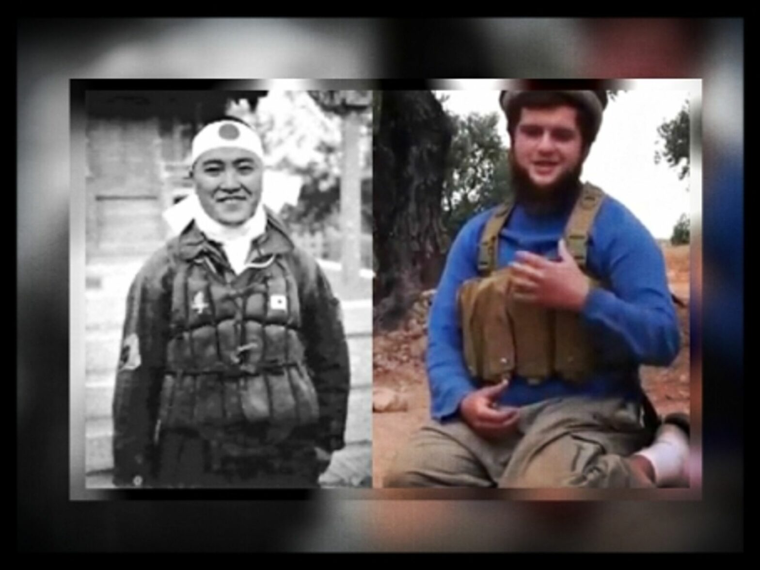 A Japanese WWII kamikaze and an al-Qaeda suicide bomber