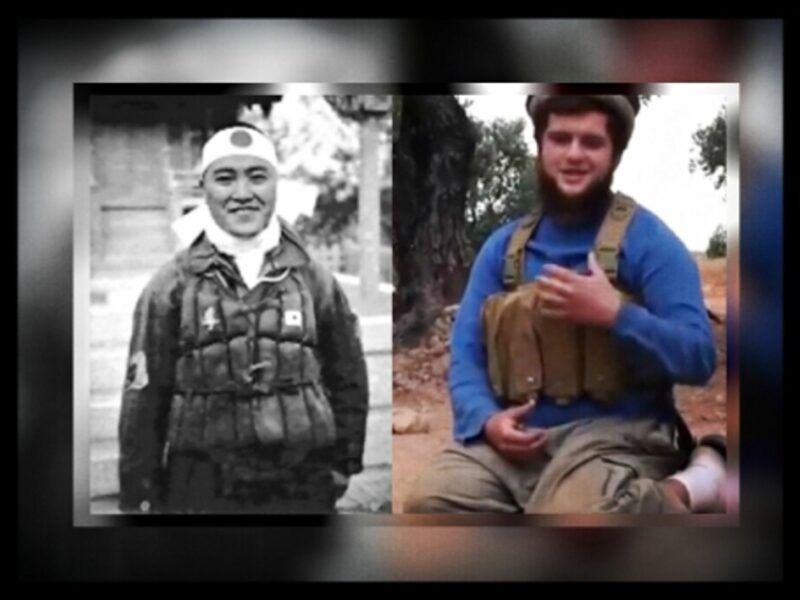 A Japanese WWII kamikaze and an al-Qaeda suicide bomber
