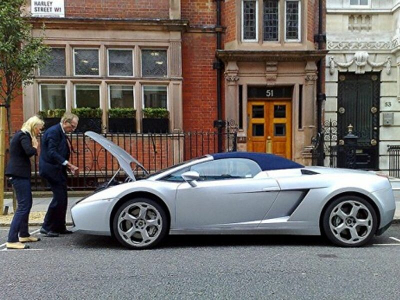 A Lamborghini Gallardo Spider in London, England (Ed Callow)