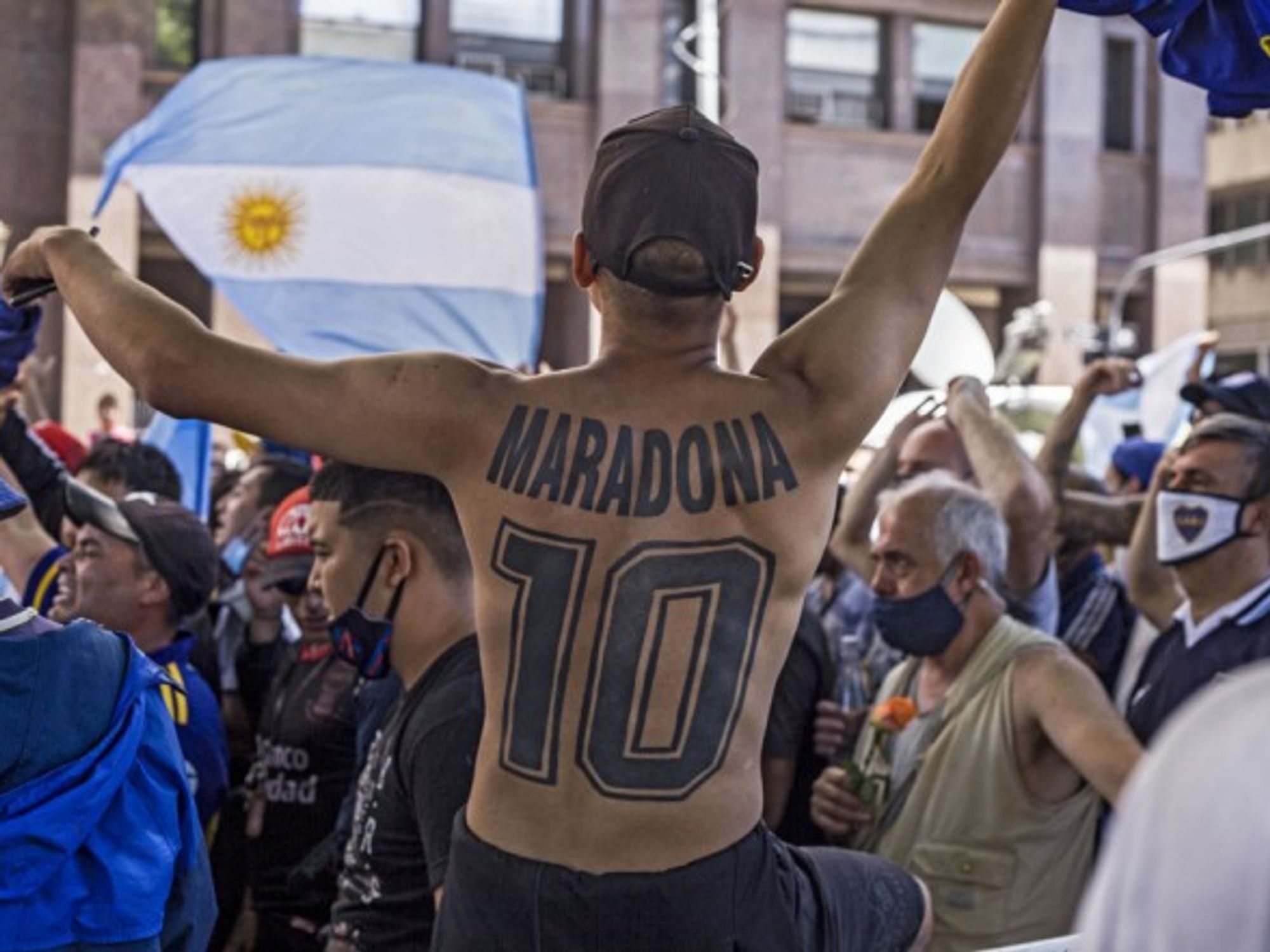 A last goodbye to Maradona in Buenos Aires