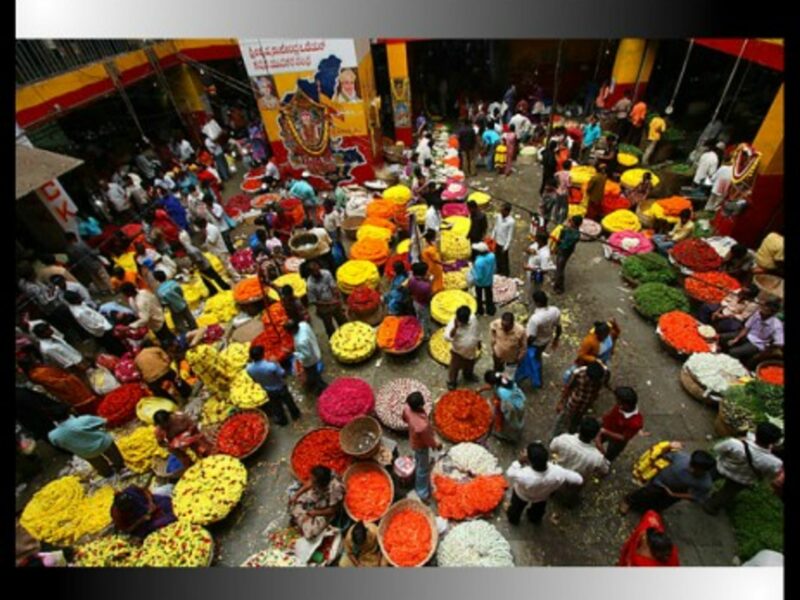 A market in Bangalore
