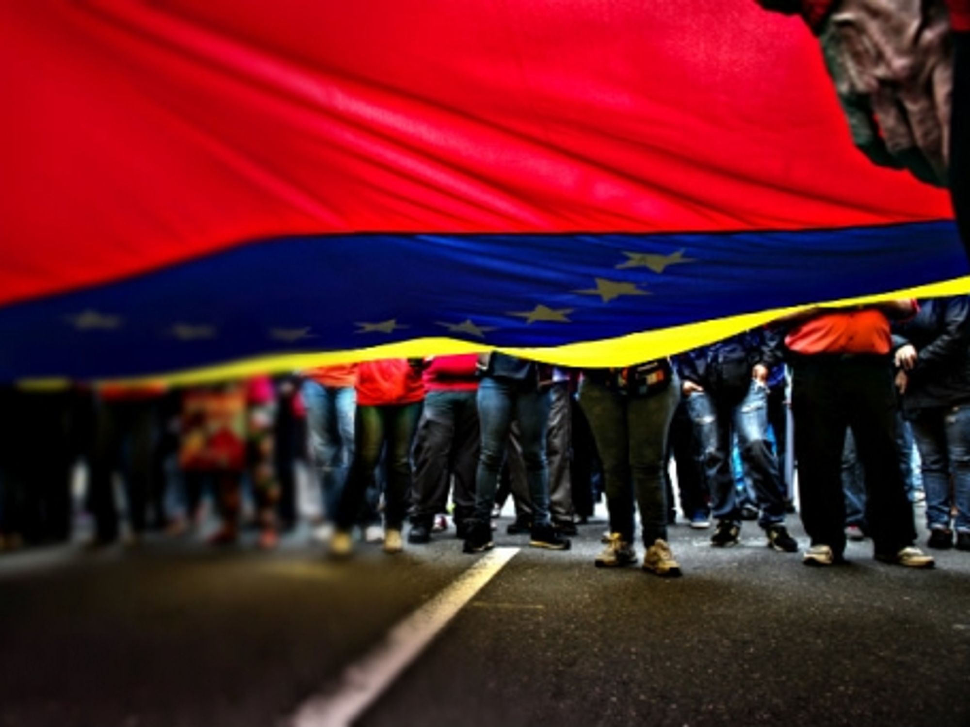 A May 1 rally in Caracas
