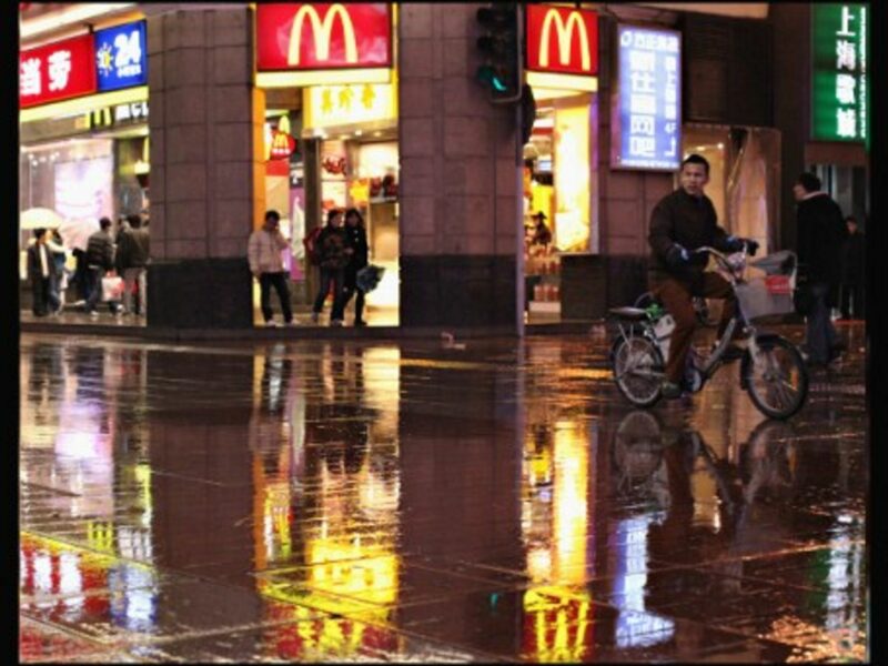 A McDonald's in Shanghai