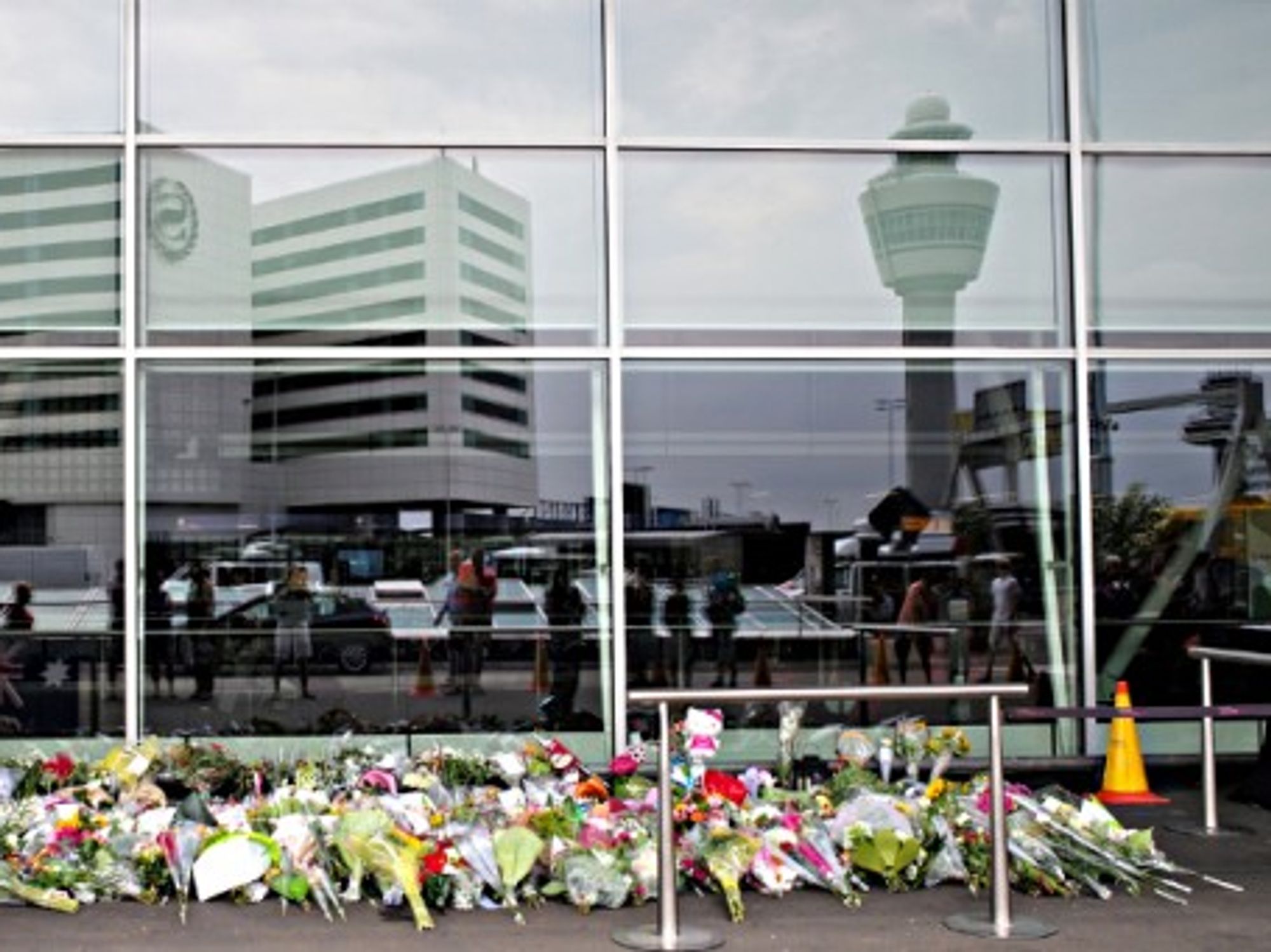 A memorial at Amsterdam's Schipol Airport