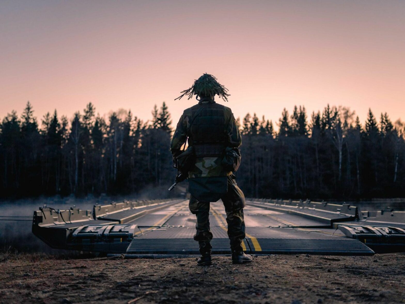 A military from the Swedish Armed Forces