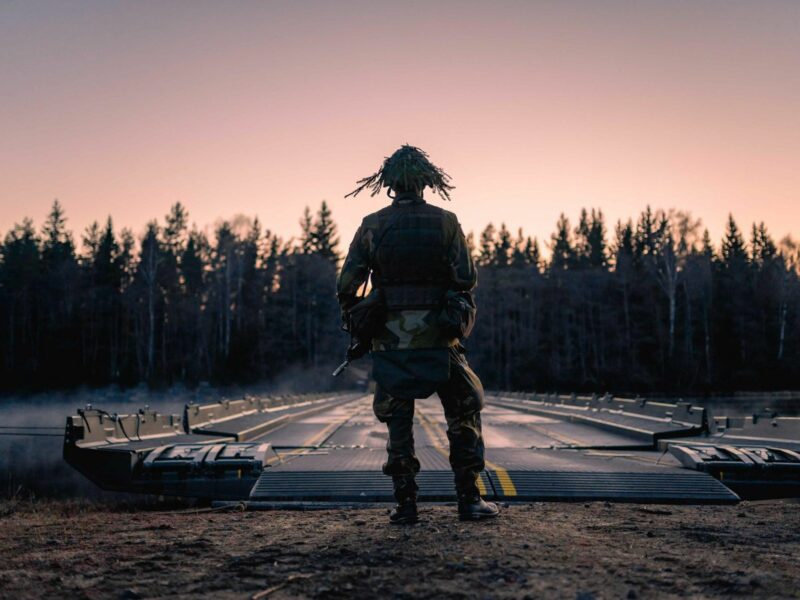 A military from the Swedish Armed Forces