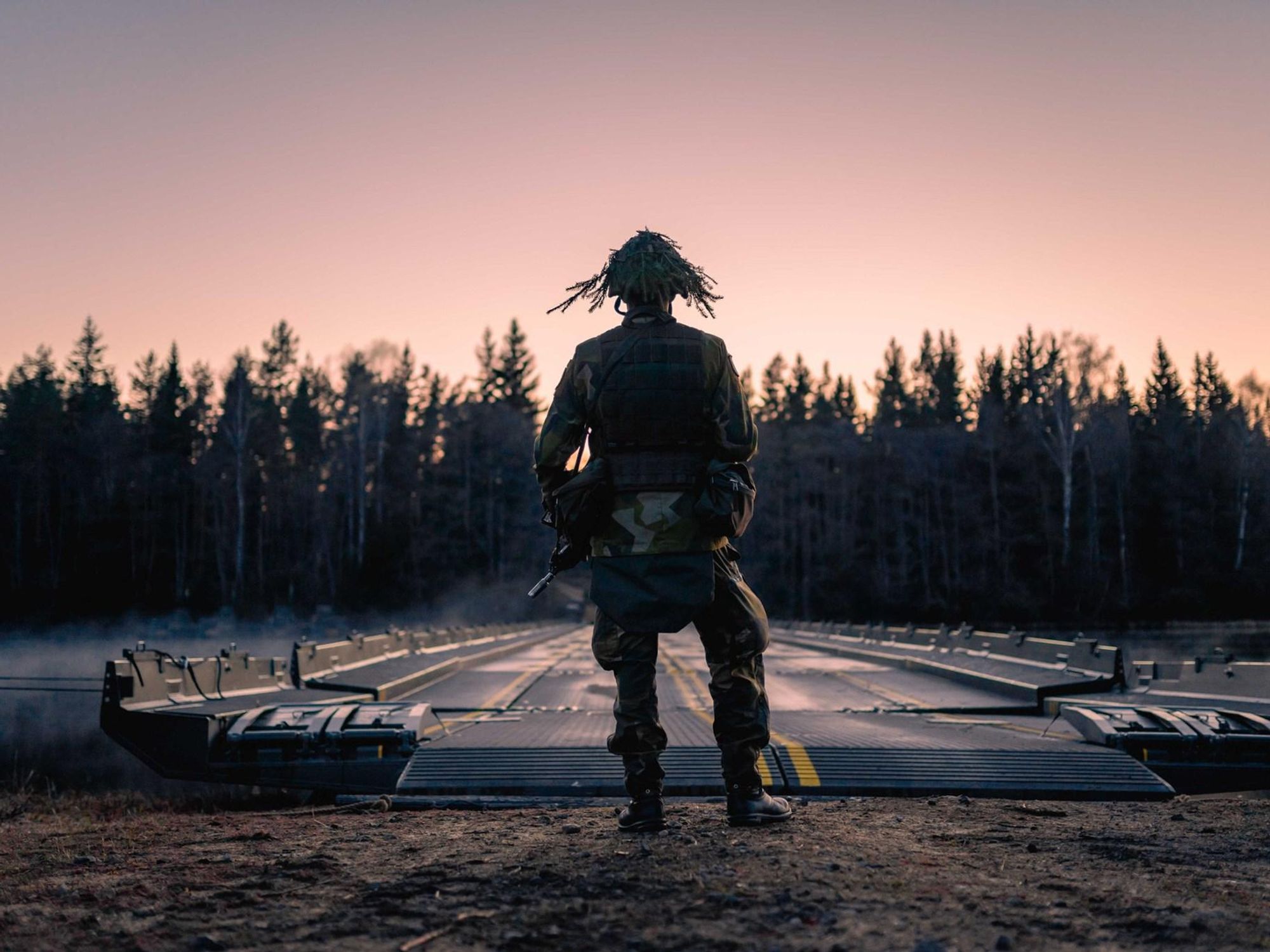 A military from the Swedish Armed Forces