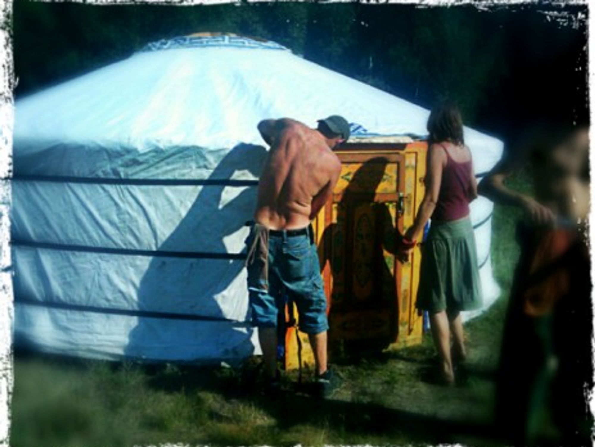 A Mongolian yurt in Germany