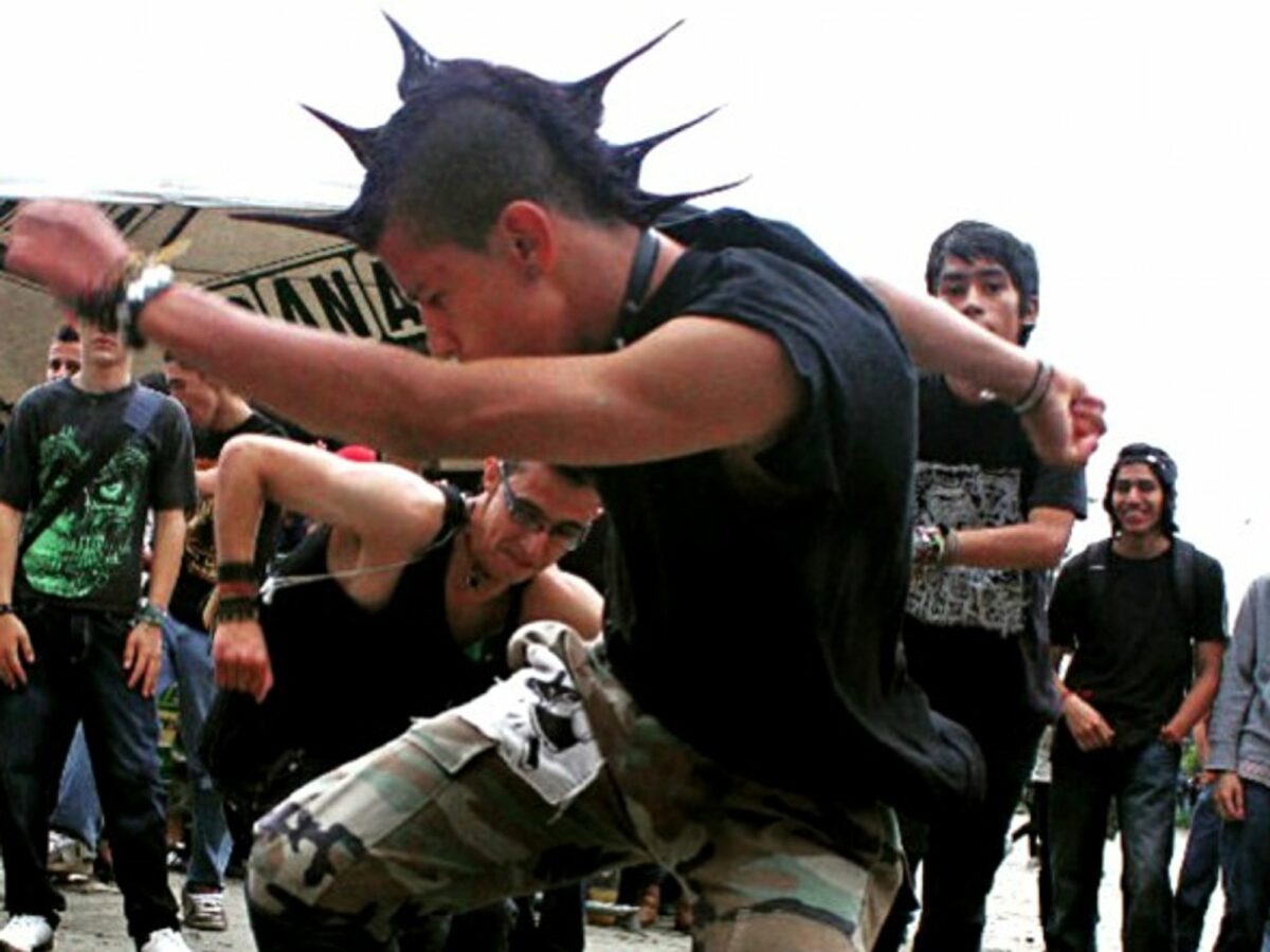 A more recent punk pit in Medellin, Colombia