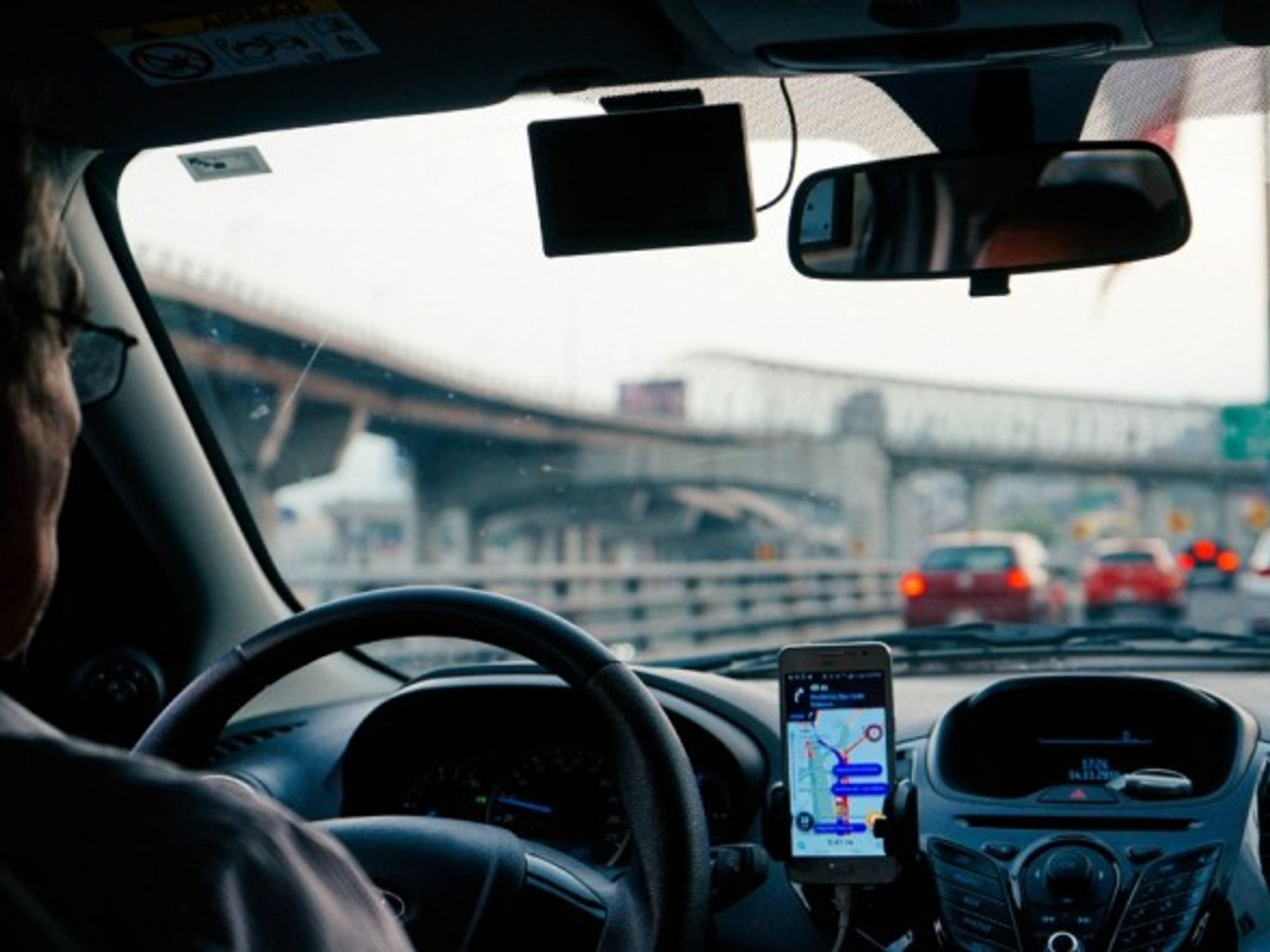 A morning Uber ride