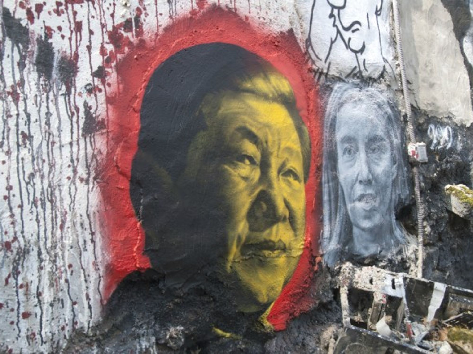 A mural of Xi Jinping