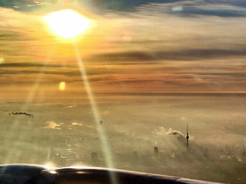 A new day above Berlin