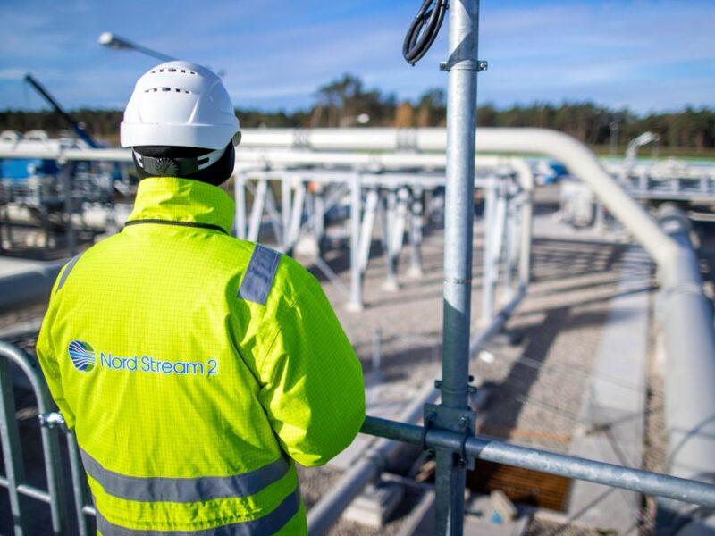 A Nord Stream 2 employee in Germany