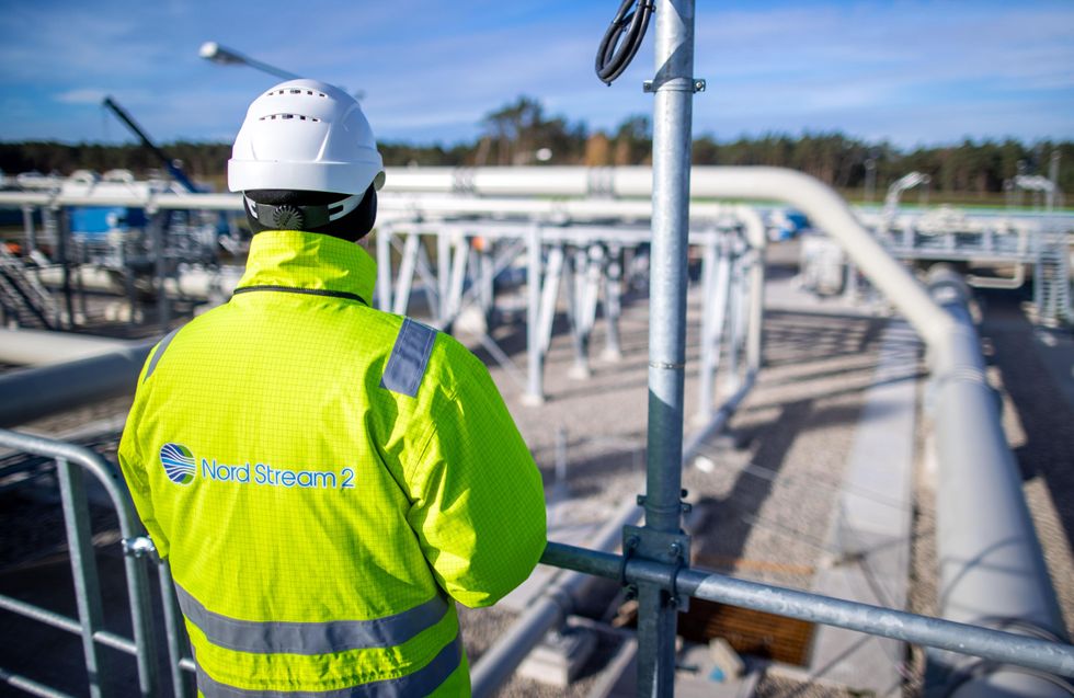 A Nord Stream 2 employee in Germany