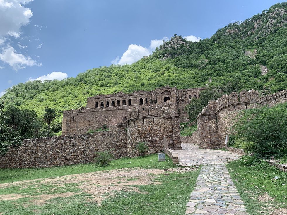 A part of the Bhangharh Fort