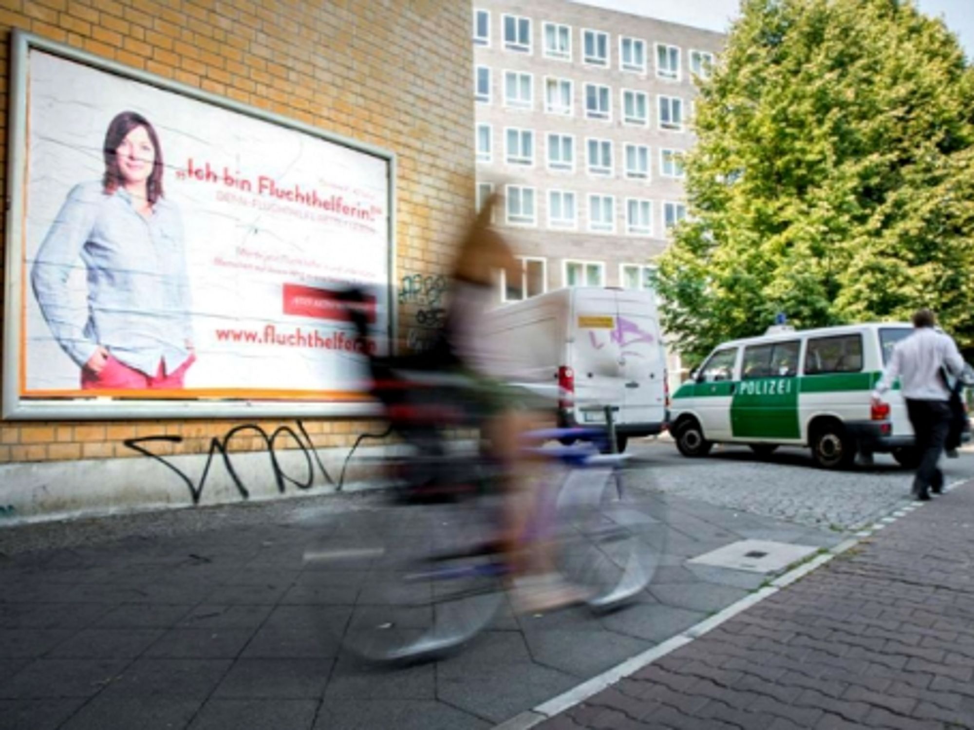 A Peng Collective ad in Berlin