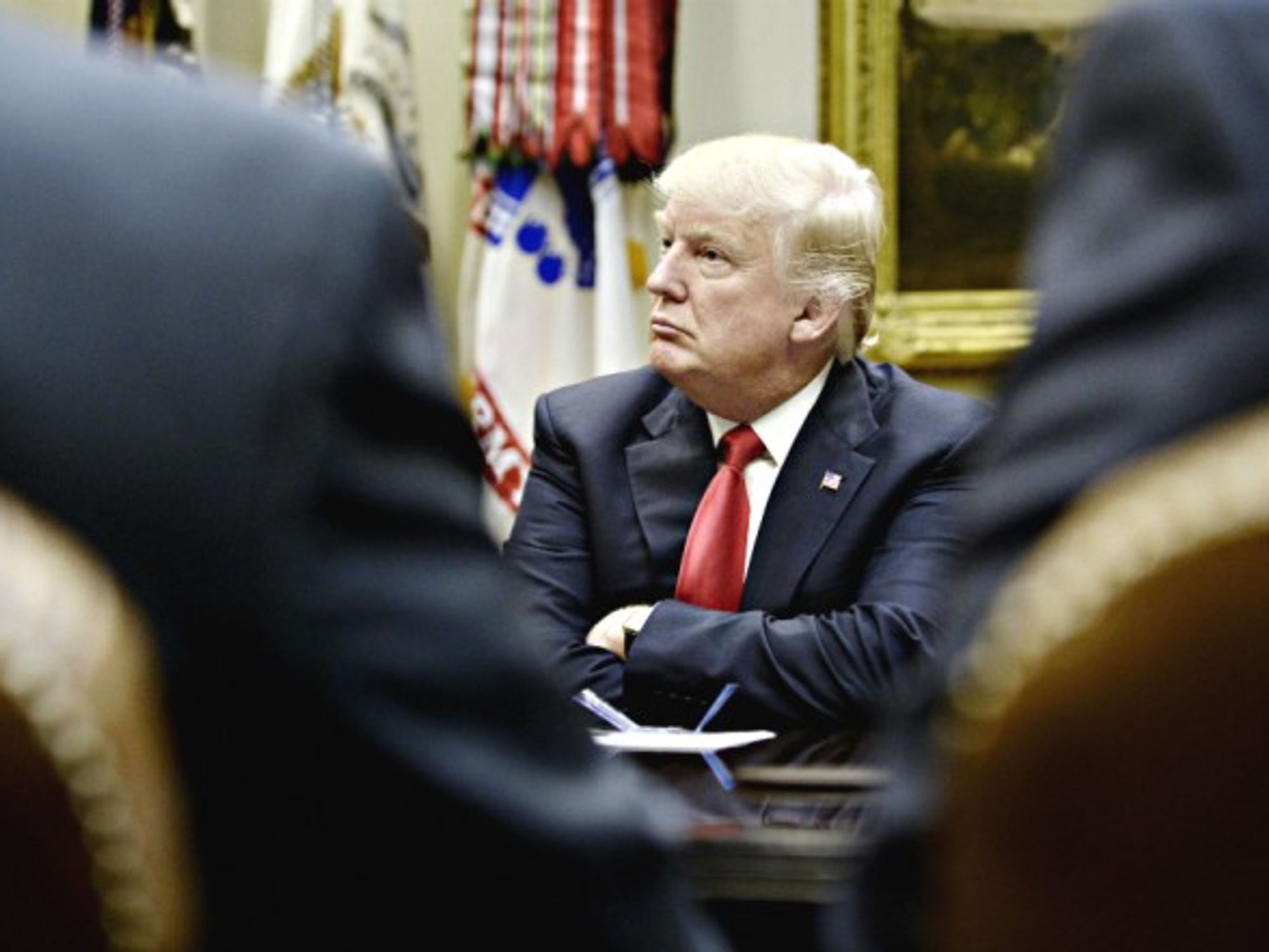 A pensive Trump?