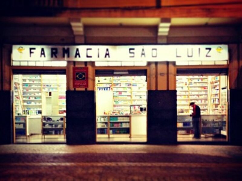A pharmacy in Sao Paulo, Brazil