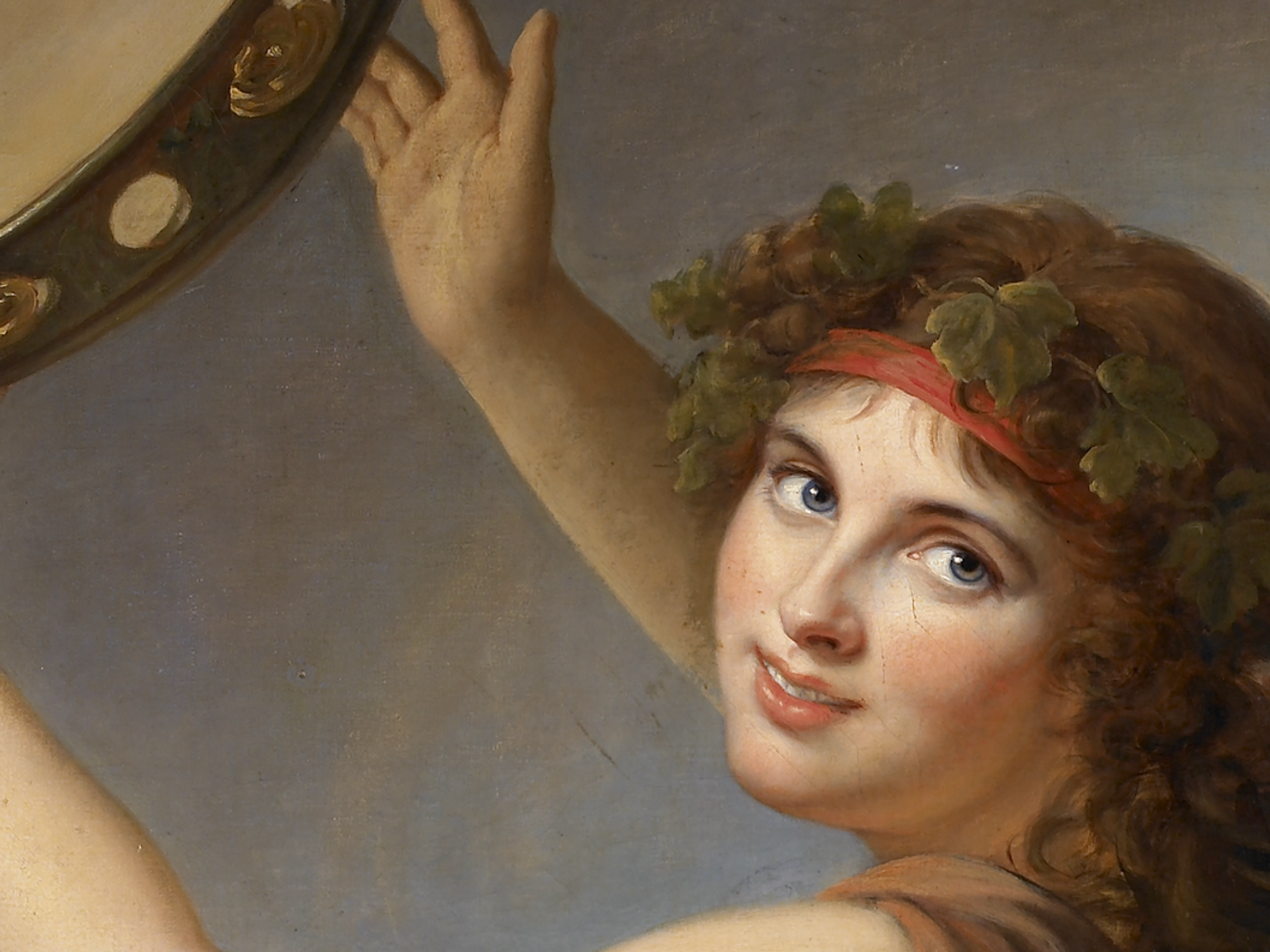 A photo of a rare 18th-century grin in a typical painting, 1792.