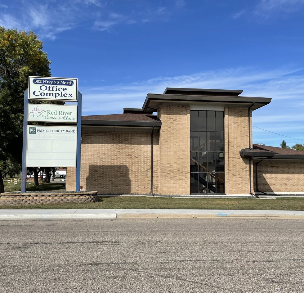 A photo of an empty building