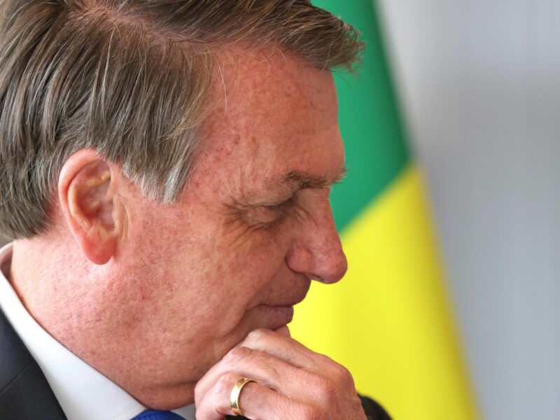 A photo of Brazilian Presiden Jair Bolsonaro