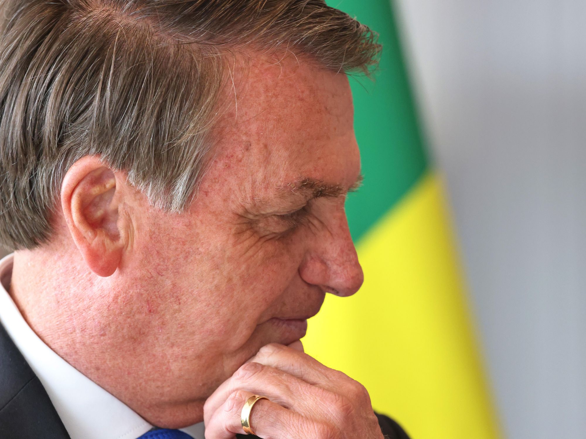 A photo of Brazilian Presiden Jair Bolsonaro