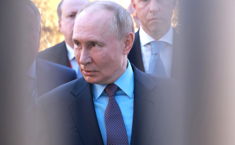 A photo of President Vladimir Putin