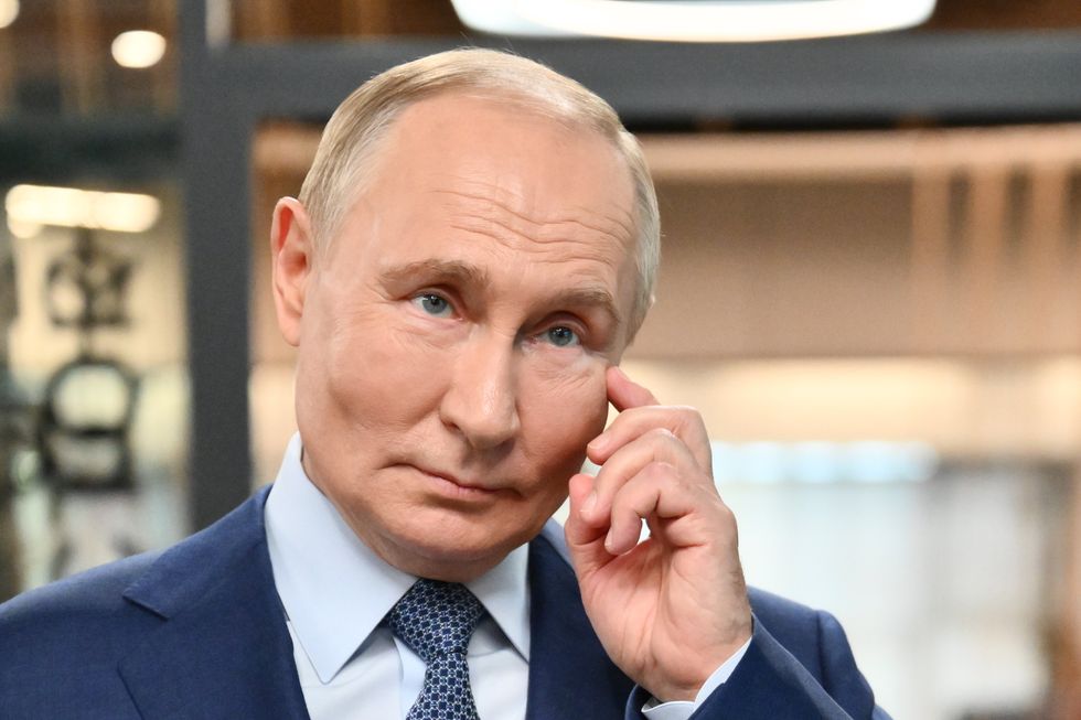 A photo of Vladimir Putin
