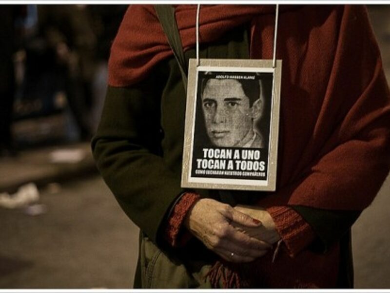A photograph of one of Uruguay's disappeared.
