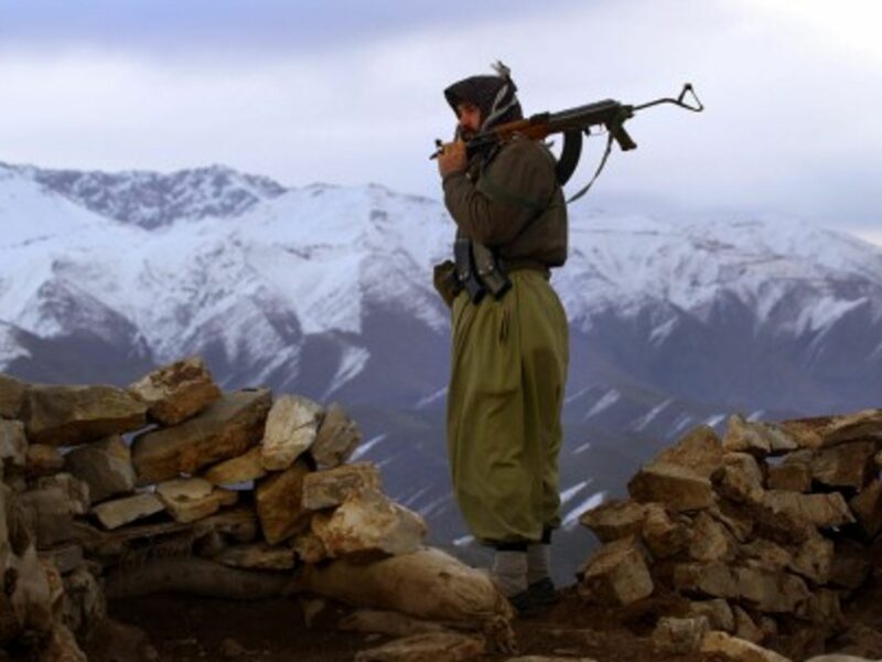A PKK militant
