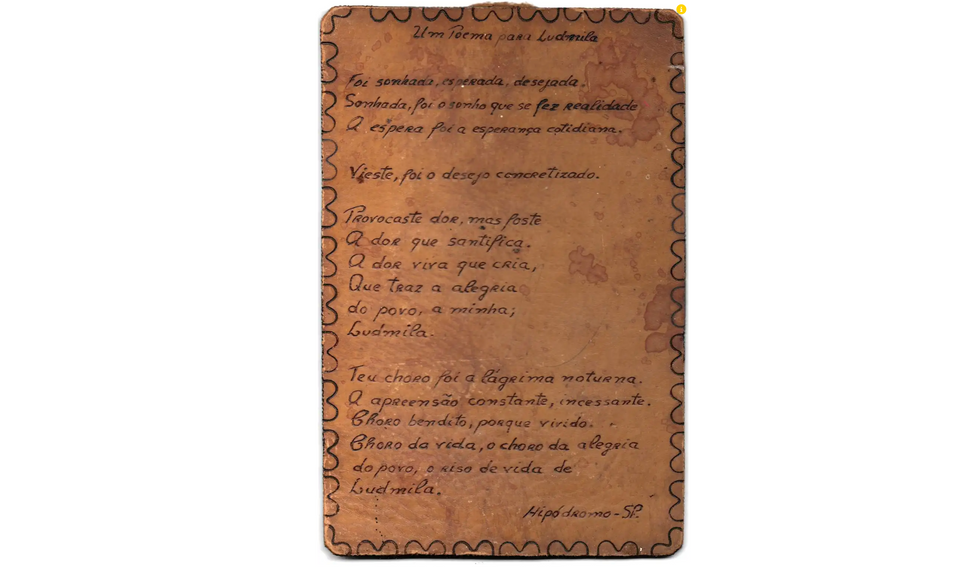 A poem written from prison