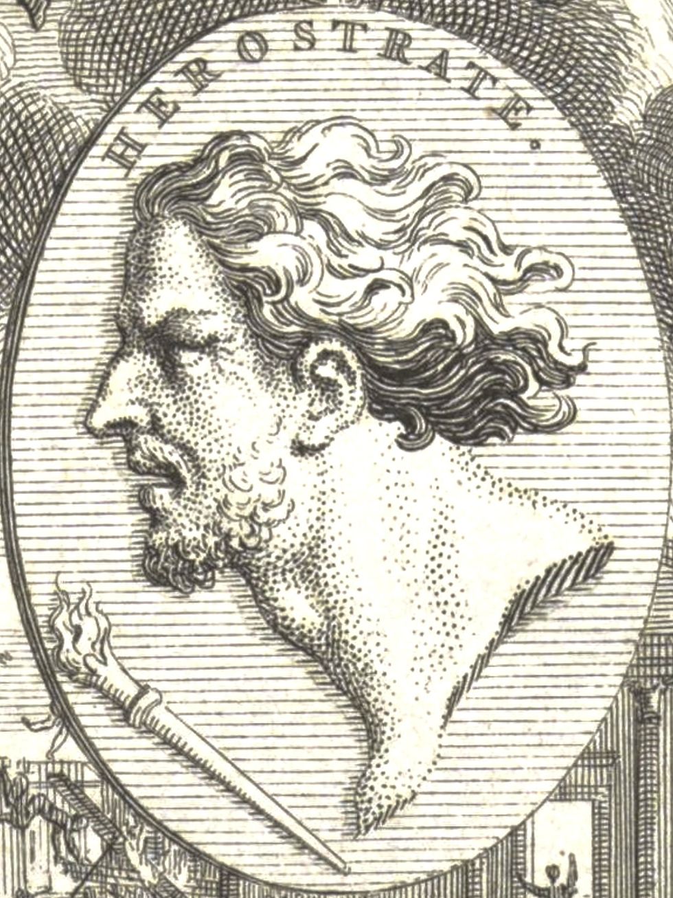 A portrait of Herostratus.