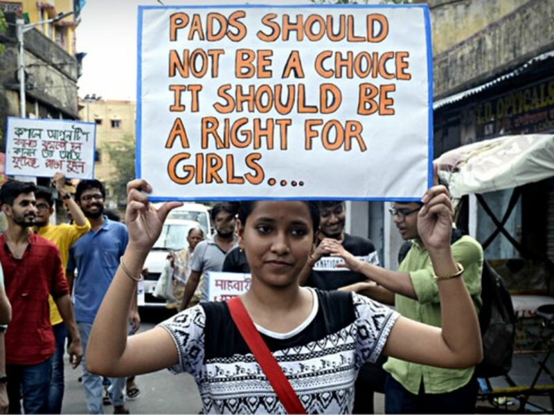 A protester in May in Kolkata