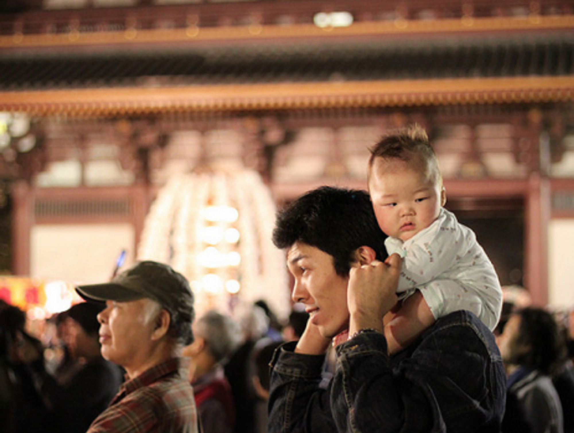 A rare baby-spotting in Tokyo...