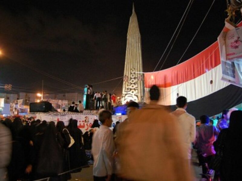 A recent evening in Sanaa, Yemen's capital city (Sallam)